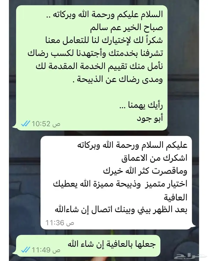 ذبايح أبو جود ( ذبح توصيل ) 11