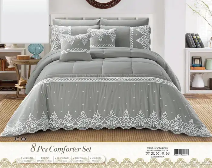 مفارش سرير دانتيل نفرين عرض لفتره ب200 ريال فقط 3