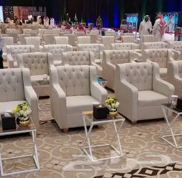 تأجير للحفلات والمناسبات كراسي وطاولات سماعات استقبالات عقو 9