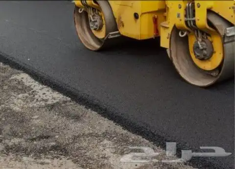 مقاؤل أسفلت جدة أسفلت قدام عمارة الهؤش الطريق شغل نضيف 2