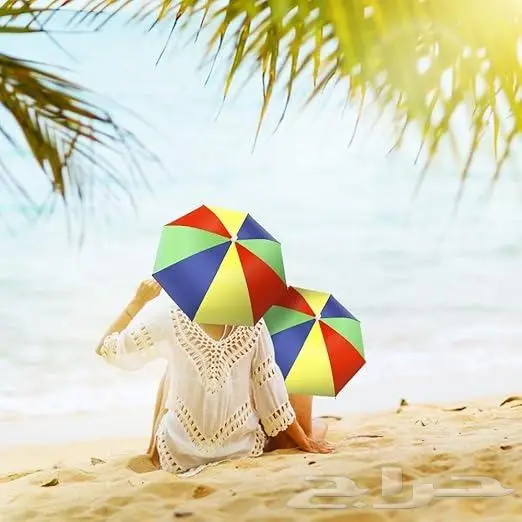مظلة رأس تحمى من حرارة الشمس والمطر للعمال والتوزيع الخيري 1