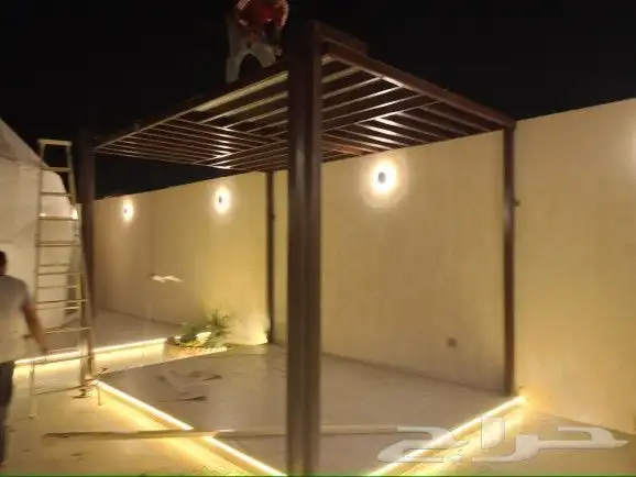 مظلات وسواتر وهناجر وجميع أعمال الحدادة 2