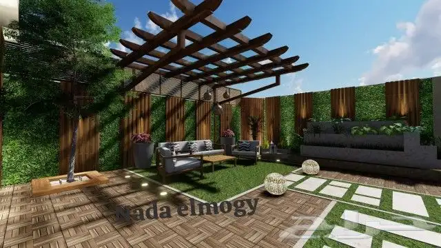 تصميم لاندسكيب للروف وحوش البيت بأسعار مناسبه 4