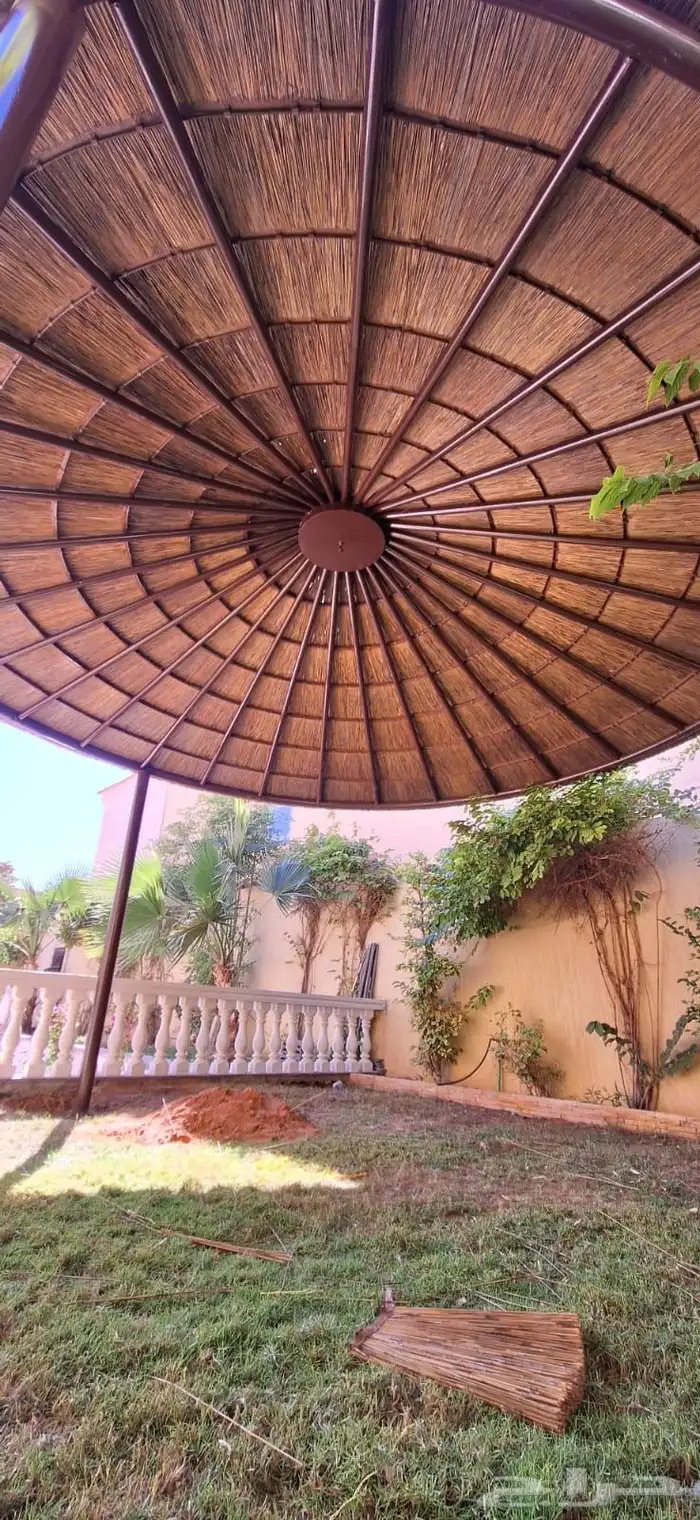 مظلات البامبو والخيزران الاندنوسي والعرائش 15