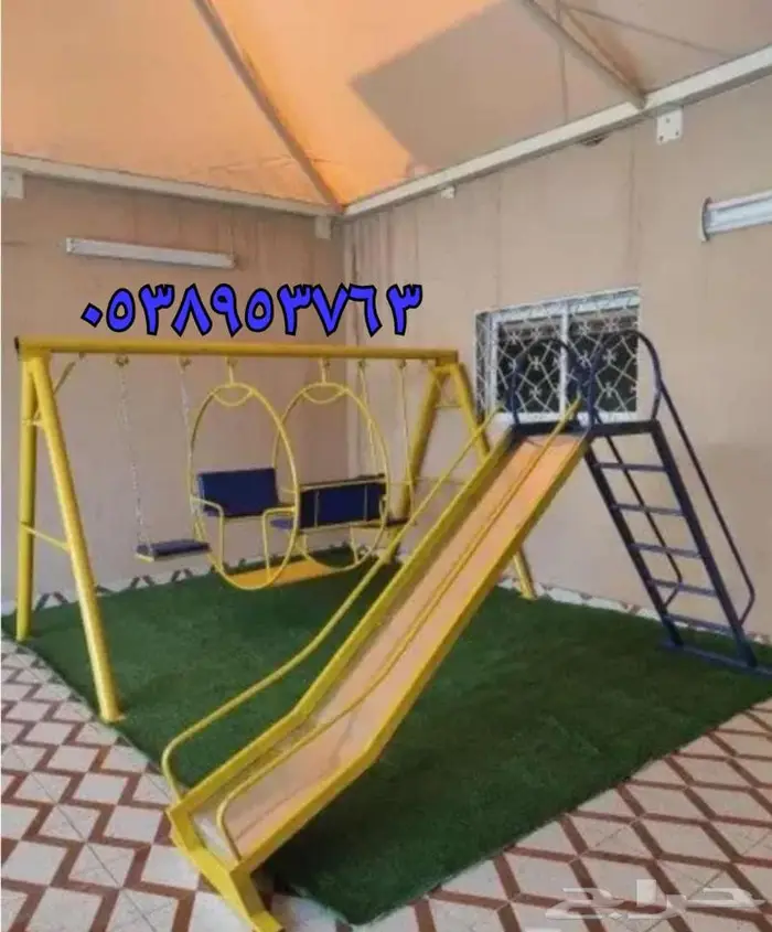 مراجيح قوية و العاب زحليقة ميزان والجلسات 19