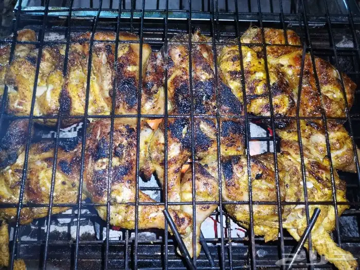 فحم شواء حطب مكاشيت بر رحلات شوي شبة ضو أغراض طلعة المجمعة 4