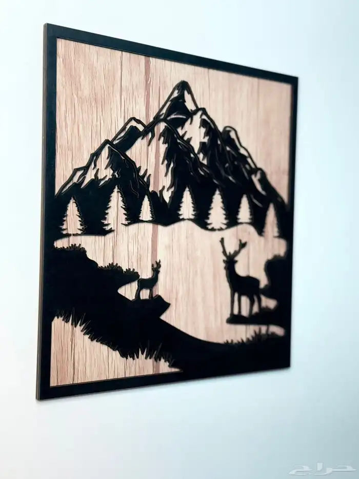 نقش -نحت -على الخشب و اكريلك - مداليات - الايكسسوارات 4