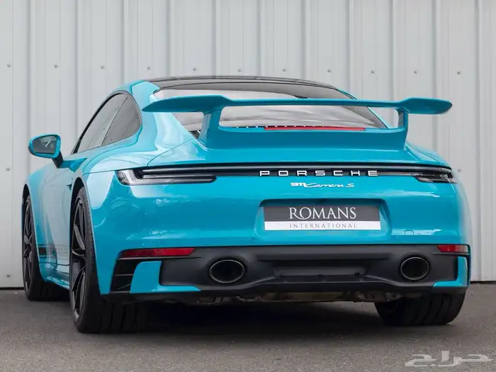 بودي كيت بورش كايمان زوائد كاربون جناح GT4 9