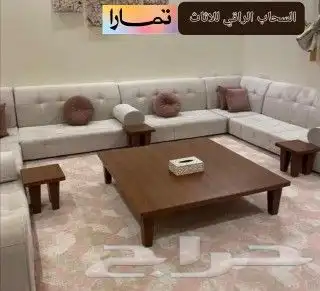 الركن الراقي تفصيل جميع انواع لكنب وستاير وتنجيد جميع الكنب 5