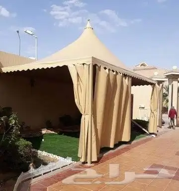 مظلات وسواتر برجولات بيوت شعر شبوك با أنواعها 8