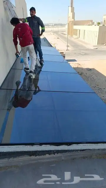 اشغال المنيوم زجاج سكريت حديد كلادنج 7