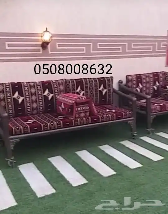 كراسي خارجية مراكيز احواش استراحات شاليهات كراسي خشبيه 8