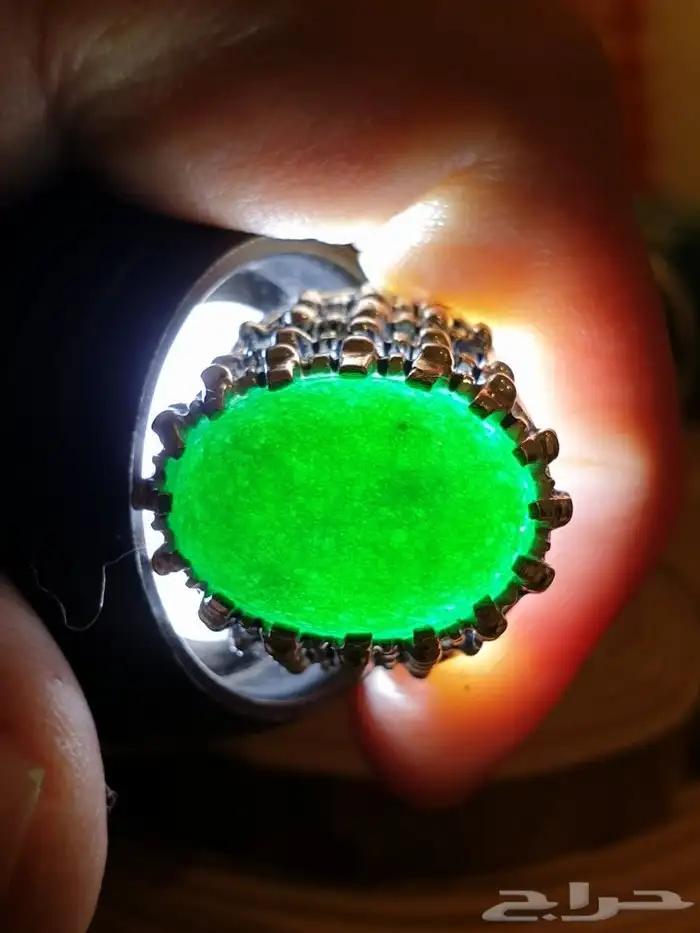 خاتم زمرد صياغة البحرين 8
