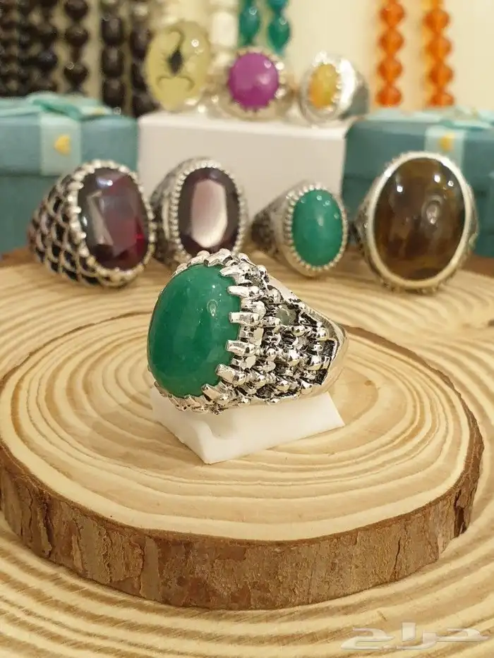 خاتم زمرد صياغة البحرين 4