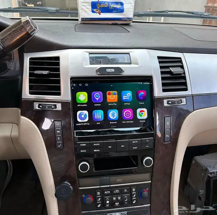 شاشة كاديلاك اسكاليد 2014 اندرويد 3