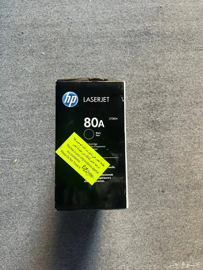 حبر ليزر اتش بي أصلي CF280A 80A أسود 2