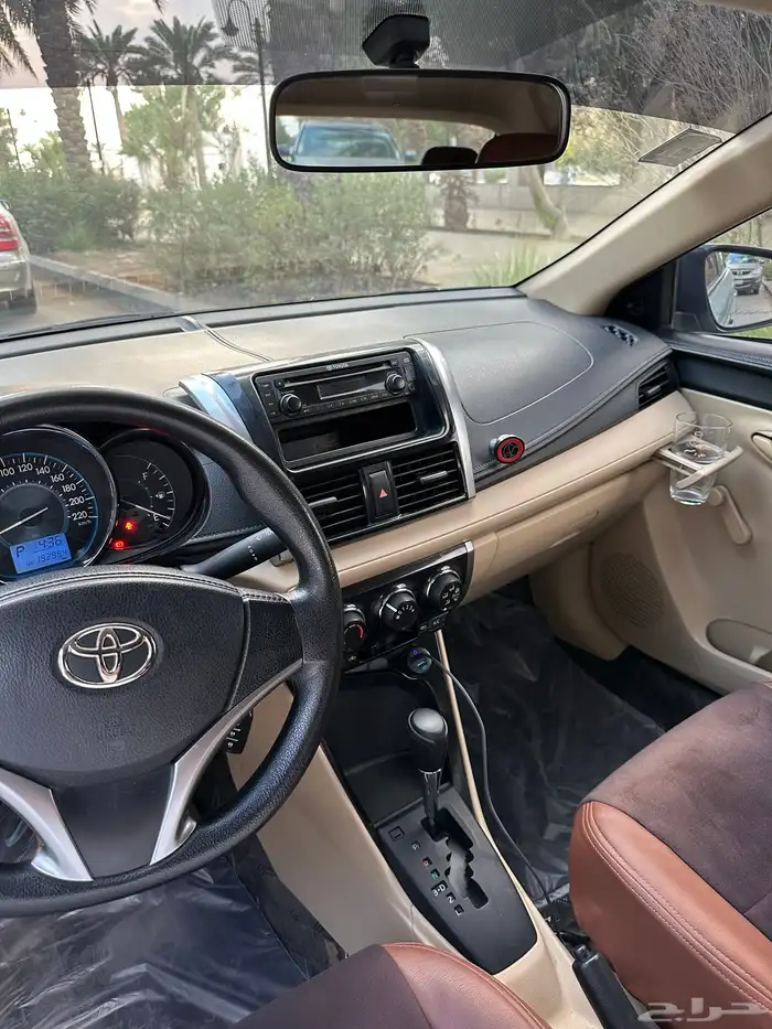 يارس 2014 ماكينة قير بودي وكالة شرط نظيفة بحالة الجديد 27