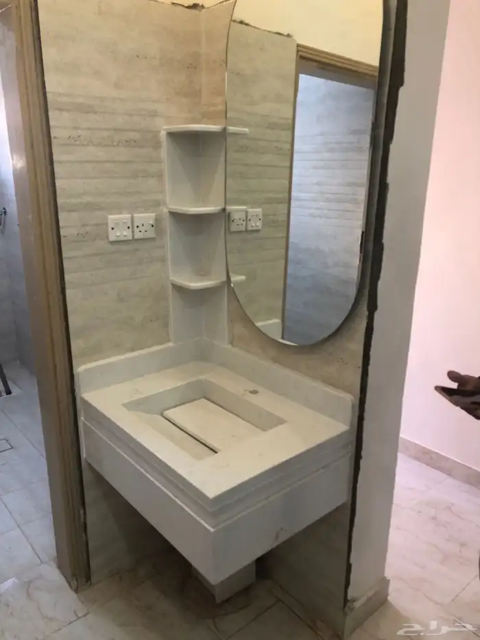 مغاسل رخام طبيعي وصناعة ومطبخ وطولات الانجاز 3ايام 4