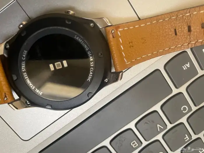 ساعه سامسونج قير s3 كلاسك نظيف 2