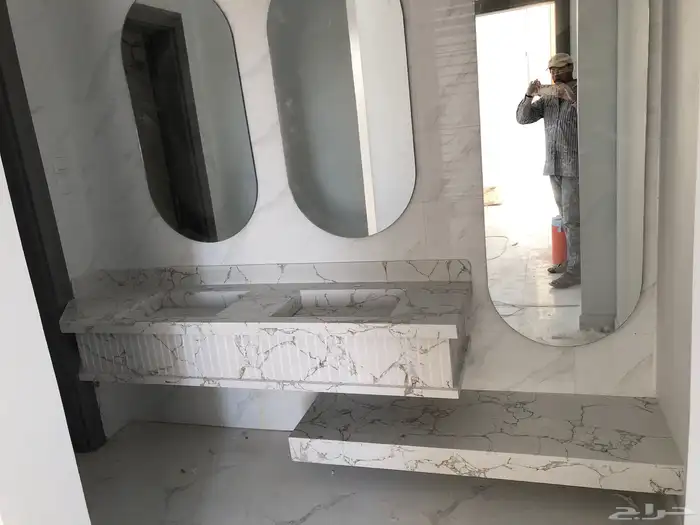 مغاسل رخام طبيعي وصناعة ومطبخ وطولات الانجاز 3ايام 9