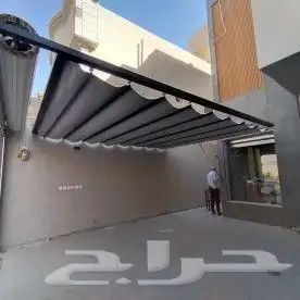 متحركة توريد وتركيب مظلات متحركة يدوية 1