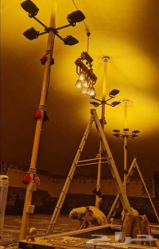 تركيب الخيام وبيوت الشعر تفصيل شراعات المطر 1