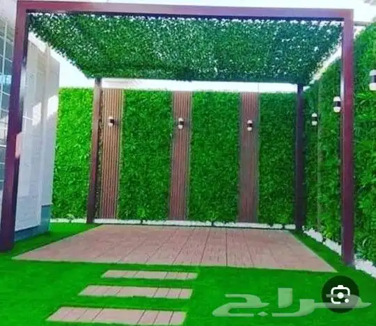 عشب ارضى عشب جدارى انجيلة صناعية بسعر الجملة 7