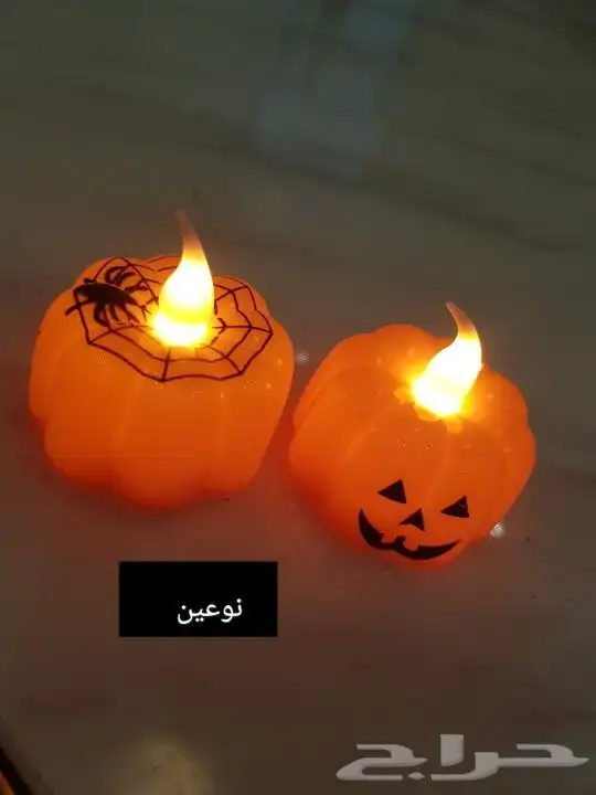 شموع ليد كبير وسط صغير 12