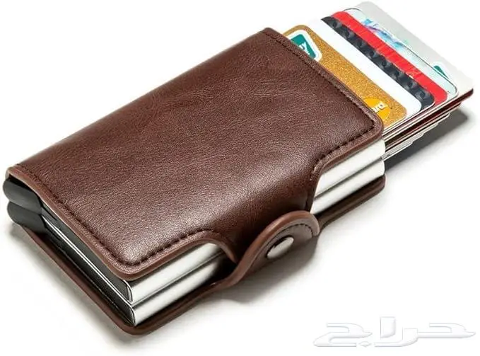 محفظة ذكية من الألومنيوم تعمل بتقنية تحديد الهوية Rfid 0