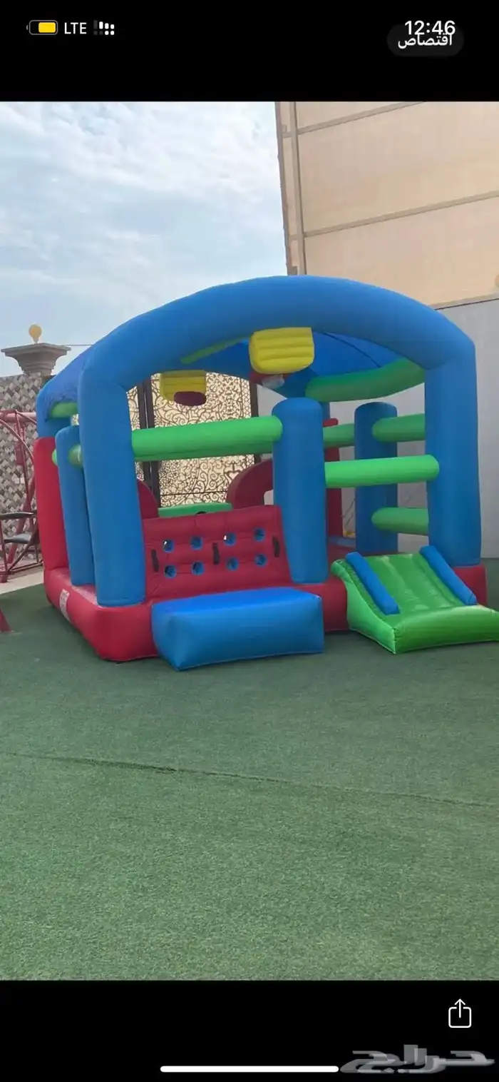 زحليقه هوائية نطيطات ألعاب اطفال 16