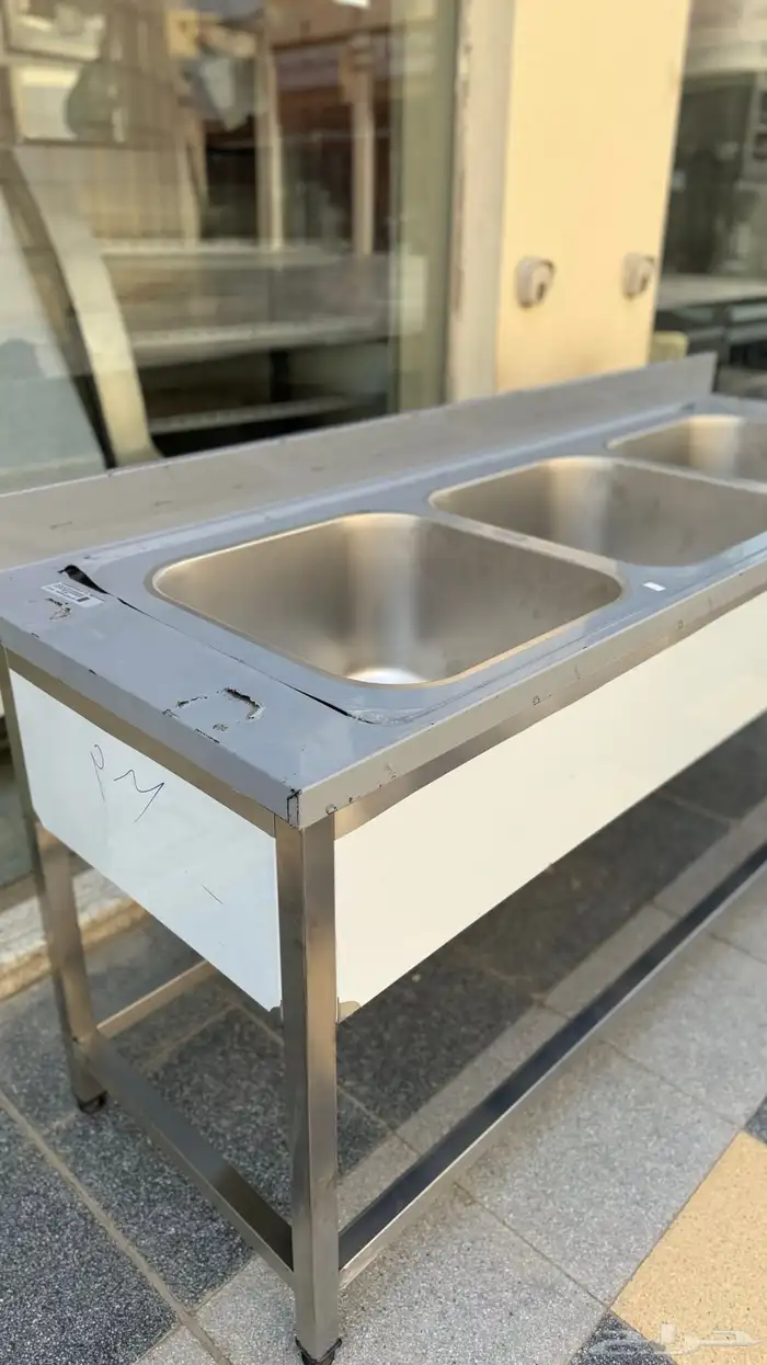 مجلى حوض ستيل بانيو مغسلة ستانلس استيل تجهيز مطاعم بوفيه 7
