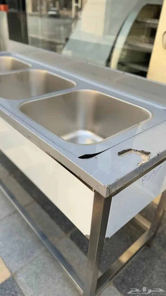 مجلى حوض ستيل بانيو مغسلة ستانلس استيل تجهيز مطاعم بوفيه 4