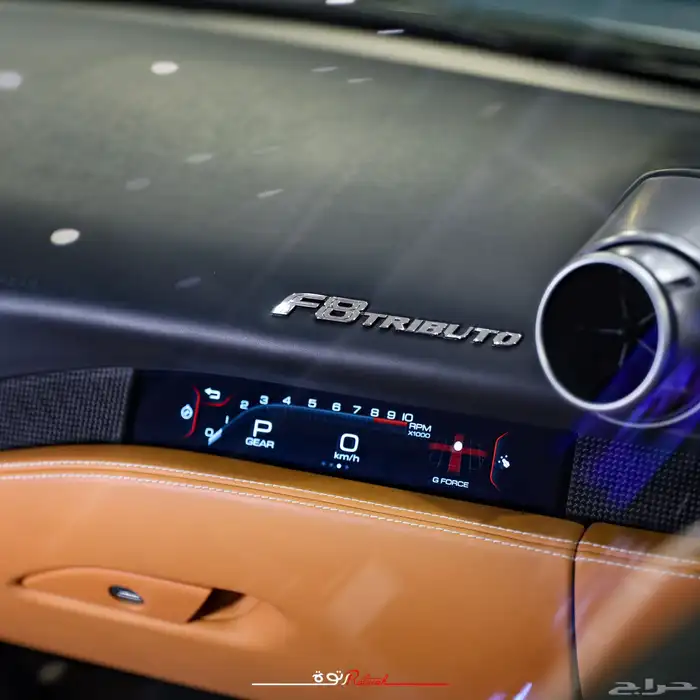 فيراري F8 موديل 2020 ماشي 23.558 كم وارد الوكالة 9