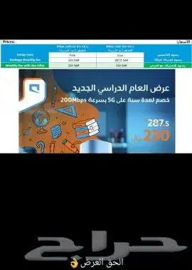 عرض شركه موبايلي جهاز وشريحة 5G نت مفتوح 3