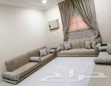 تفصيل كنب وستائر وجلسات ارضيه وتنجيد جميع المديلات 1