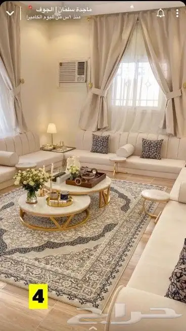 تفصيل كنب وستائر وجلسات ارضيه وتنجيد جميع المديلات 6