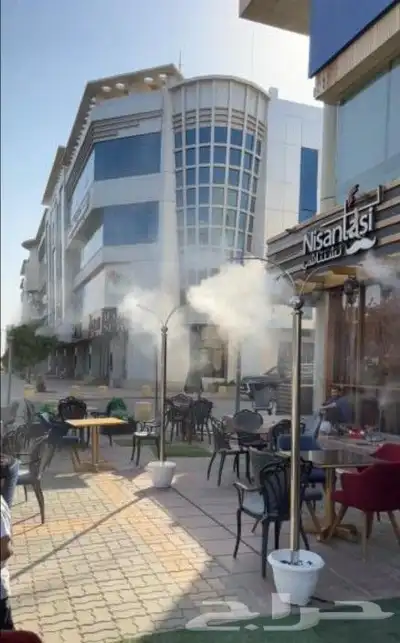 ضباب ورذاذ لتبريد الجو 3