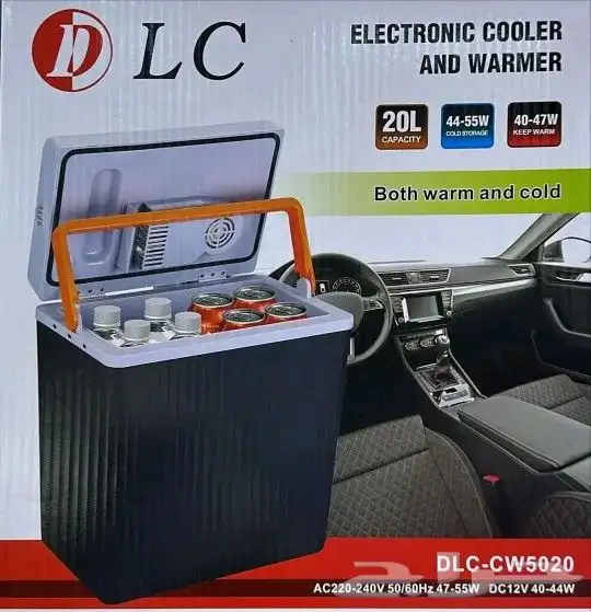 ثلاجه السياره 20لتر حار وبارد للسفر والرحلات 0