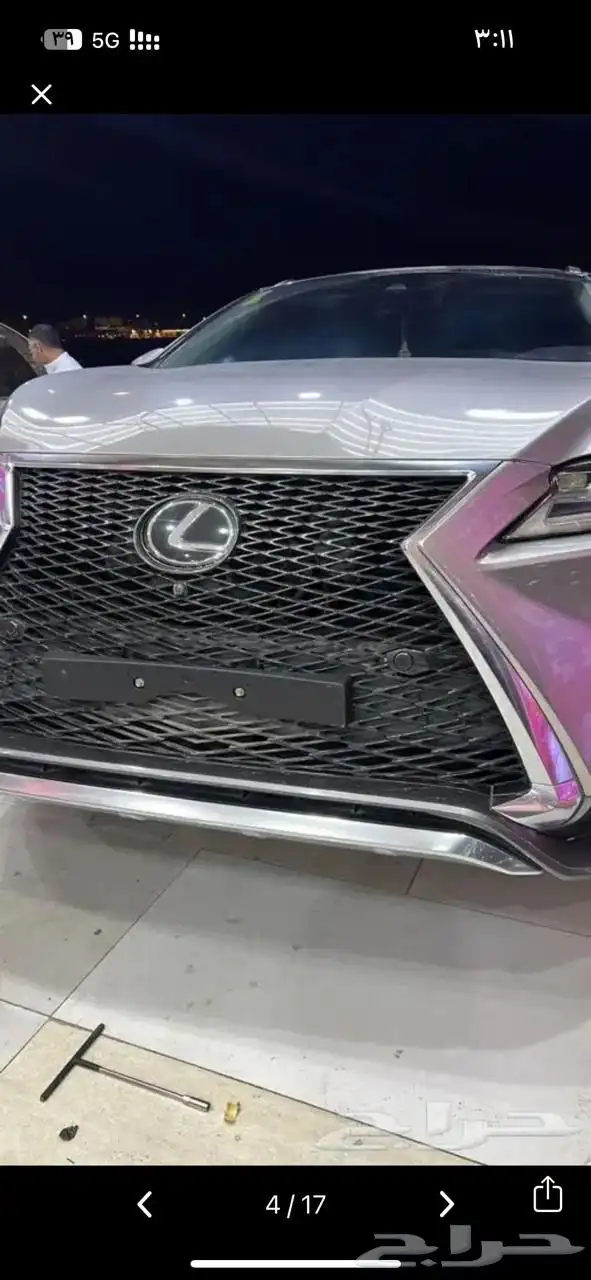 قاعده لوحه طويله لأغلب سيارات تويوتا لكزس مرسيدس كدلك 8