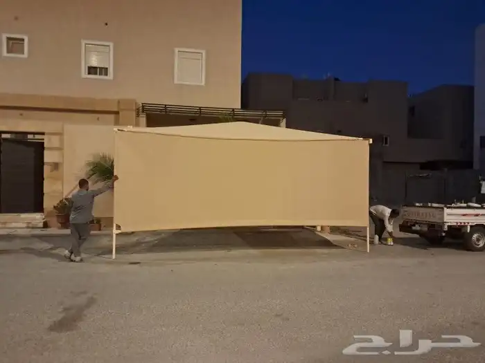 مظلات وسواتر وبيوت الشعر برجولات مظلات سيارات 3
