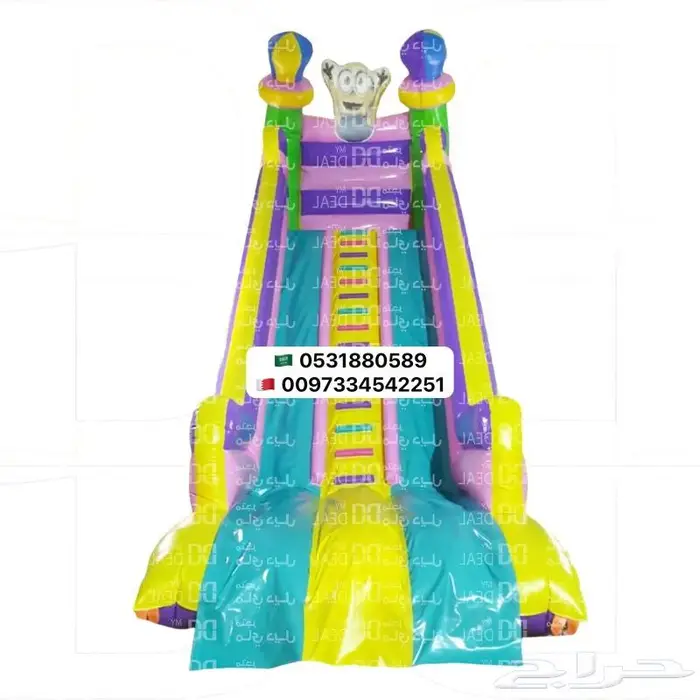 ايجار نطيطة زحليقة مائية ملعب صابوني نقيزة زحليقات نطاطيات 16