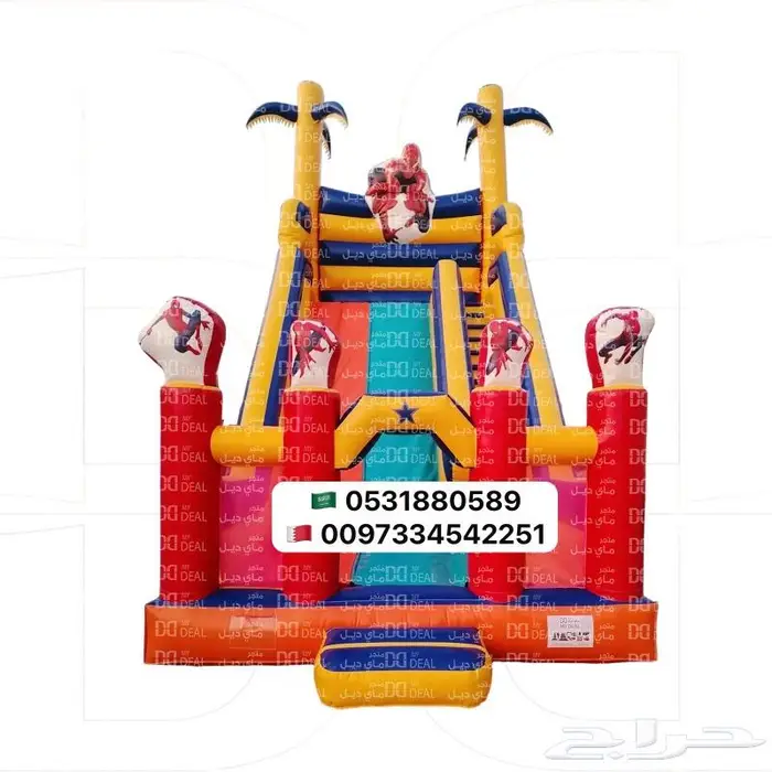 ايجار نطيطة زحليقة مائية ملعب صابوني نقيزة زحليقات نطاطيات 18