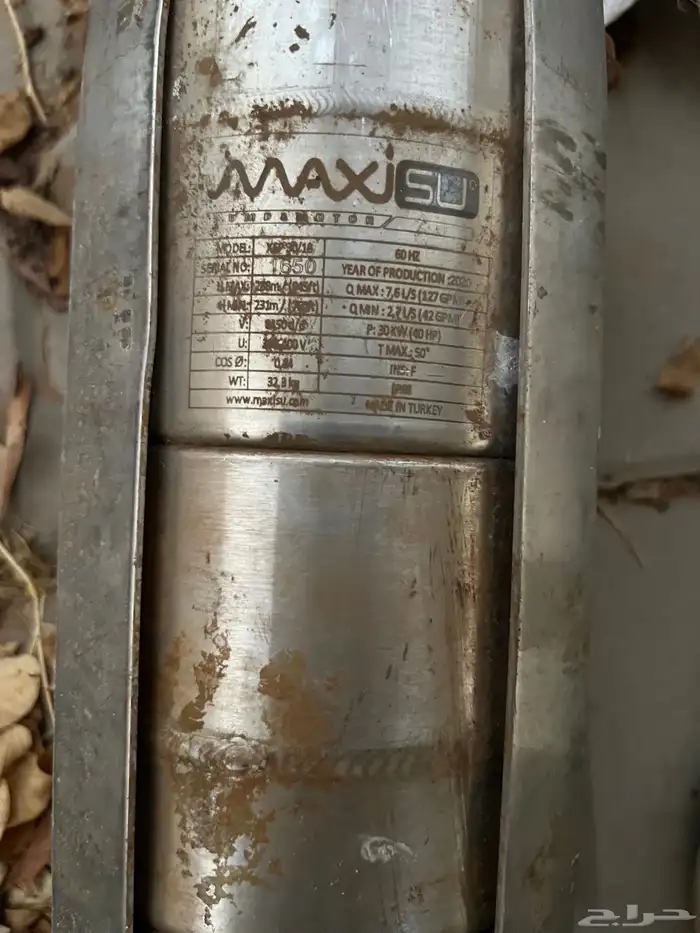 غطاس 30 حصان   مراوح غطاس 3 بوصه نظيف 15 مشيول منها واحده 1