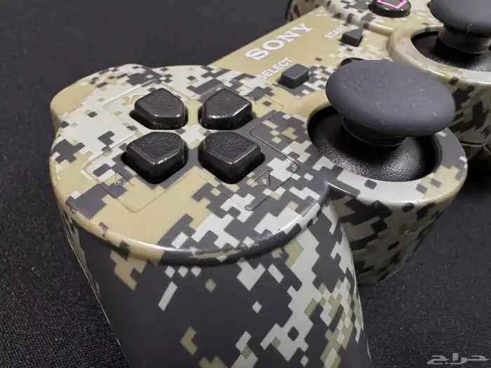 كنترول PS3 أصلي طبعة خاصة لون جيشي - Dualshock 3 Original 4
