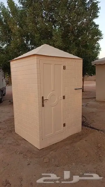 غرف خشب حمامات فيبر جلاس عربي وفرنجي 6