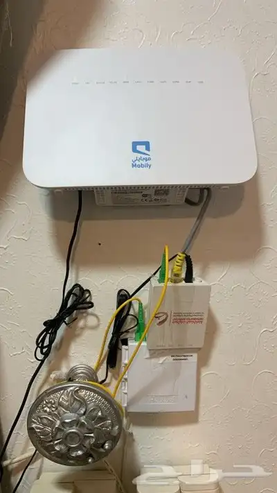 خدمة الالياف البصرية من موبايلي مع مقويات وخصم index