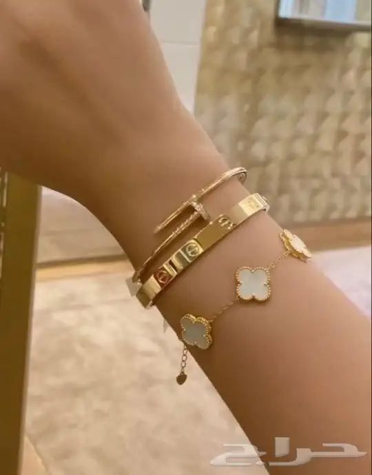 اكسسوارات مطليه ذهب مع ملحقات روني 7