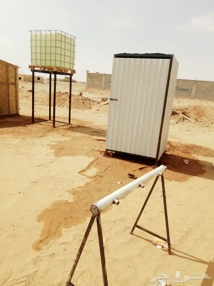 غرف خشب حمامات فيبر جلاس عربي وفرنجي 1