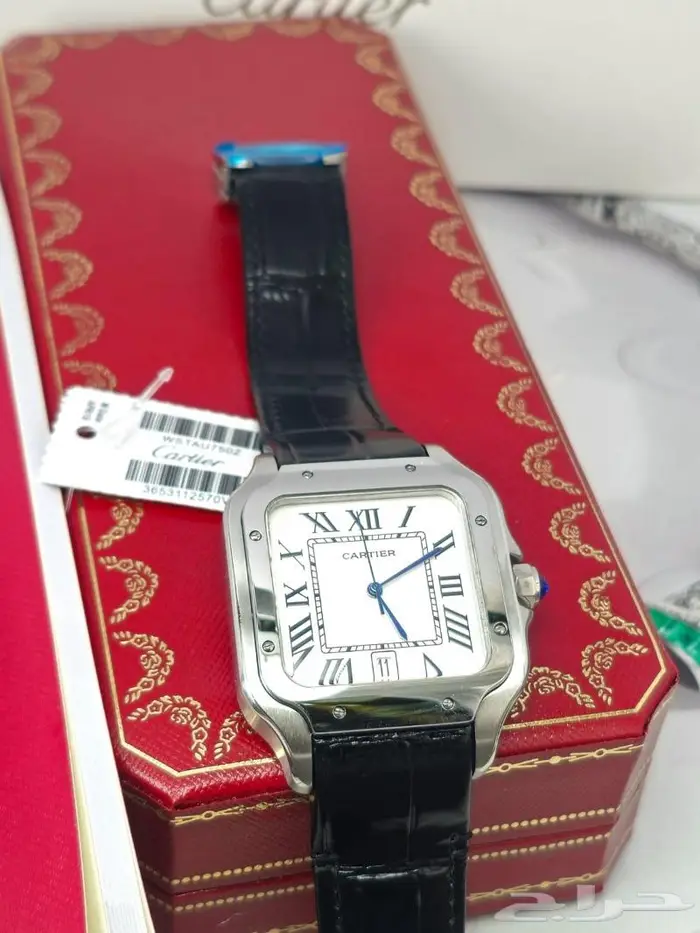 للرجال كن انيق ساعات كارتييه ساعة كرتير موديل تانك مع سانتوس 7