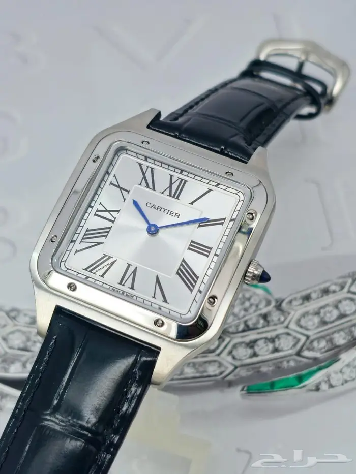 للرجال كن انيق ساعات كارتييه ساعة كرتير موديل تانك مع سانتوس 15